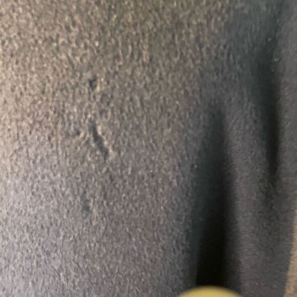 Vintage Cacharel Cashmere Wool Mix Pea Coat Navy Blue 40 / M - Picture 6 of 9